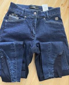 HV Polo ダークブルー キュロット　デニム　38