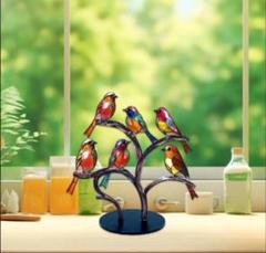 鳥　アクリルスタンド　ハチドリ　オーナメント お洒落 飾り 彫刻 光 インテリア