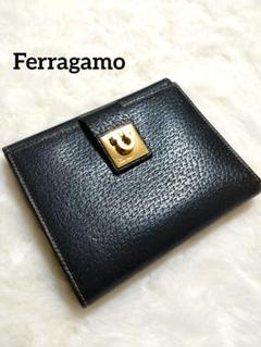 ❤️超特価❤️Ferragamo フェラガモ ガンチーニ　長財布　黒 2025年最新】フェラガモ 財布 ガンチーニの人気アイテム - メルカリ