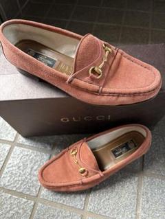 GUCCI テラコッタ　スエード ローファー　36 GUCCI テラコッタ スエード ローファー 36 - メルカリ