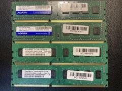 pc3-12800u 16GB (4GB×4枚)