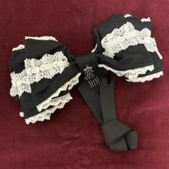 アリスアンドザパイレーツ Dolly Ribbon ヘッドドレス 黒 アリパイ Dolly Ribbon Headdress by Alice and the Pirates