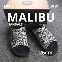 【MALIBU】ZUMA 2 スライドサンダル 黒白 26cm 美品のサムネイル