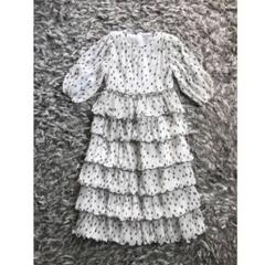 ganni ガニーハンソヒ　横田ひかる　ワンピース　新品 タグ付き ワンピース 本物ファッション - ganni ワンピース 34 s ハンソヒ 着用 横田