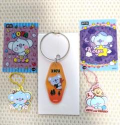 BTS RM BT21 Koya キーホルダー クリアカードセット