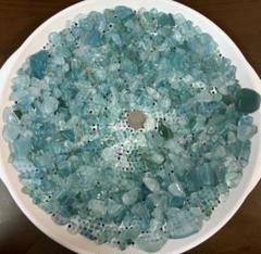 天然シーグラス 青・青緑・水色 700g