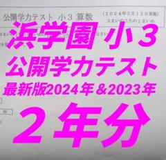 浜学園　小５　最新版　2023年～2016年　公開学力テスト　8年分　３教科 浜学園小5最新版2023年～2016年公開学力テスト8年分3教科