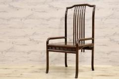 GMHS378C○唐木家具 鉄刀木 ダイニングチェア 食卓椅子 セミアームチェア GMHS378I○唐木家具 鉄刀木 ダイニングチェア 食卓椅子 セミ