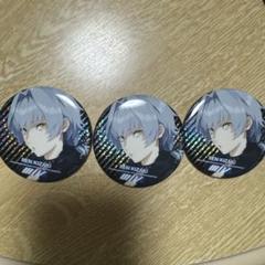 SideM 牙崎漣 Mフェス 缶バッジ アイドルマスター SideM グリッター缶バッジ／牙崎漣 Mフェス