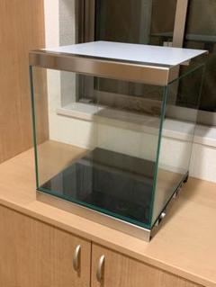 ガラス水槽セット　３０✕３０✕H40　濾過槽　水槽台つき　オーバーフロー クロミス60 OFセット クロミス60+キャビネット+ろ過槽 60cm水槽