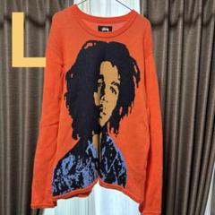 STUSSY ボブ・マーリー セーター Lサイズ　Bob Marley STUSSY - 【美品】Stussy bob marley ボブマーリー セーター XL