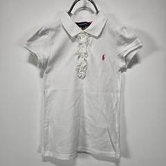 RALPH LAUREN【ラルフローレン】キッズ　半袖　ポロシャツ　フリル