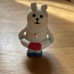 デコレコンコンブル　夏のまったりマスコット　しろくま　浮き輪