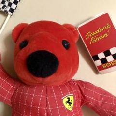 Ferrari フェラーリ Rosso ロッソ 新品 ベアーぬいぐるみ クマ