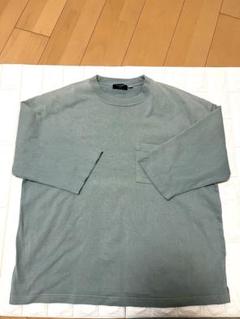 ライトグリーン 7分袖Tシャツ Lのサムネイル