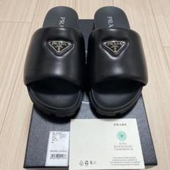 新品】PRADA ブラック レザーサンダル 2X3081 付属品完備 正規品