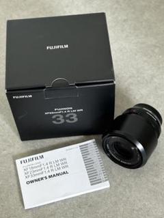 フジノンレンズ XF33mmF1.4 R LM WR 中古美品 富士フイルム フジノンレンズ XF33mmF1.4 R LM WR 中古
