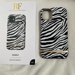 iPhone 11ケース カバー ゼブラ柄 Richmond and Finch