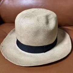 アンティーク　本パナマ帽　ハット　帽子　ヴィンテージ　レトロ　おすすめ品　美品 SAKAMOTO HATTER 坂本高級紳士帽子専門店 ヴィンテージ パナマ