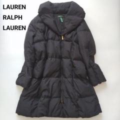 RALPH LAUREN ダウン レディース Lサイズ相当 ローレン ラルフローレン レディース ファー フード付き ダウン