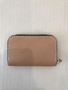 ラウンドファスナー小銭入れ カードケース ハンドメイド