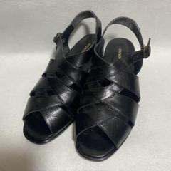 【美品】カルツェリアホソノ グルカサンダル　本革 25.5cm