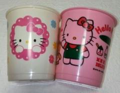 チャーミーキティ　プラコップ　レトロ サンリオ - 【新品 未使用】レトロキティ プラスチックコップ 3