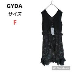 新品GYDA ジェイダ 【F】サマーパターンニットノースリトップス カーディガン