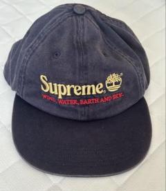 Supreme Timberland コラボ キャップ　オリーブ Supreme Timberland パネルキャップ 20SS - メルカリ