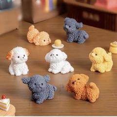 最終値下げ【新品】6個セット 子犬オーナメン　プードル　ミニチュアガーデン