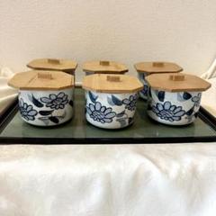 寉峰　蓋付飯椀　5客　茶碗蒸し器　7客 小丼　骨董品　時代物　小鉢　和食器 楽天市場】中鉢 蓋つき ふたもの中鉢 磁器 全8色 日本製 美濃焼