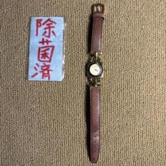 GUCCI グッチ 6300L ロゴ 腕時計 GP/革 レディース [中古