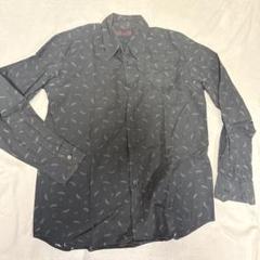 PARASHUTO 黒模様 長袖シャツ M