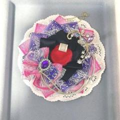 ロゼット 痛ロゼット ピンク　紫　パープル　黒　痛バ