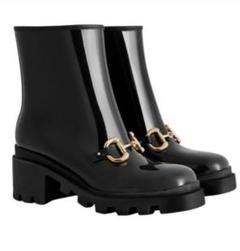 GUCCI ブラック レインブーツ 厚底 2025年最新】GUCCI カラー：ブラック系 長靴・レインブーツの