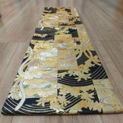 最終お値下げ!　高級 西陣袋帯 クリーム色 雲模様 金糸 銀糸刺繍　正絹 2025年最新】西陣織 帯 金の人気アイテム - メルカリ