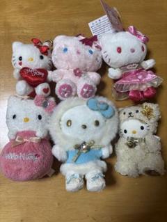 希少！非売品！激レア ハローキティ♡ぬいぐるみとマスコットセット 2025年最新】激レア ハローキティぬいぐるみの人気アイテム