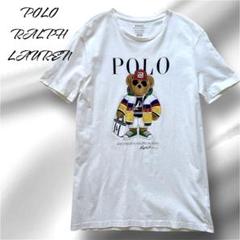 ポロラルフローレン Tシャツ ポロベア　白　サングラス　帽子
