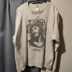 <限定値下げ>セントマイケル 河村康輔　聖母　スウェット セント マイケル新作ヴィンテージ風スウェットシャツ、河村康輔