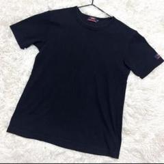 EDWIN 半袖Tシャツ　リブT 無地　シンプル　ブラック　（M）