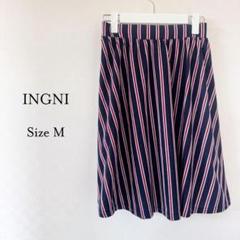 【中古】 レディース INGNI ストライプ スカート サイズM ボトムス