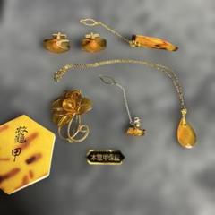 お値下げしました。長崎　本鼈甲ネックレス＆ピアス 2025年最新】長崎 鼈甲の人気アイテム - メルカリ
