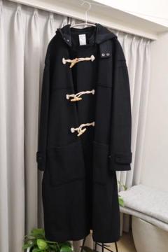 Name. ネーム ロングダッフルコート 黒 Name. ネーム ロングダッフルコート 黒 - メルカリ