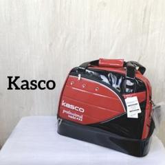 【新品】Kasco プロフェッショナルモデル ゴルフバッグ レッド ブラック