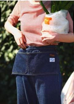 オアスロウ デニム エプロン orslow】 DENIM APRON(UNISEX) One Wash 8oz(オンス)デニム