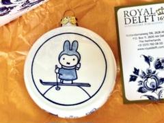 万博 ミッフィー オーナメント デルフト Royal Delft 新品箱付