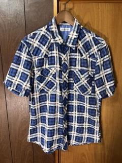【美品】HOLLYWOOD RANCH MARKET半袖チェックシャツLサイズのサムネイル
