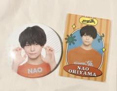 織山尚大 缶バッジ プロフィールカード