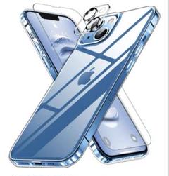 iPhone14ケースクリアカメラレンズ保護付き耐衝撃アイフォンフィルムカバー