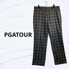PGATOURゴルフ チェック メンズパンツ 大きいサイズ